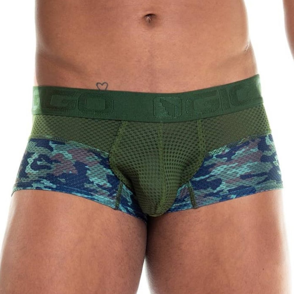 GIGO CAMO GREEN TRUNK UNDERWEAR